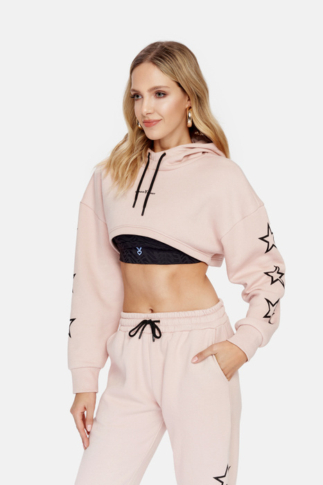 BLUZA STARS W KOLORZE RÓŻOWYM