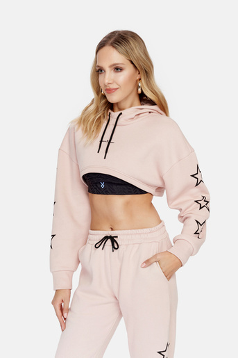 BLUZA STARS W KOLORZE RÓŻOWYM