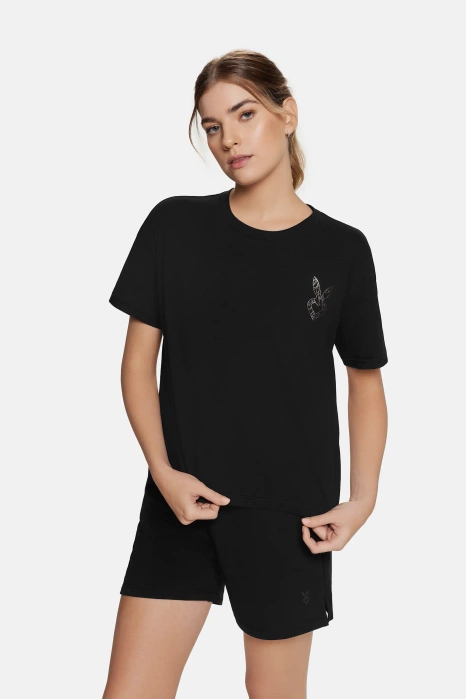 T-SHIRT BRIGHT BLACK