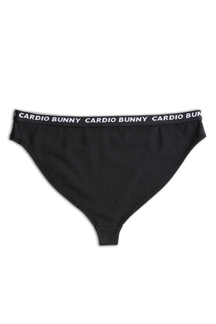 2 PACK PANTIES  MELLOW PINK/ BLACK