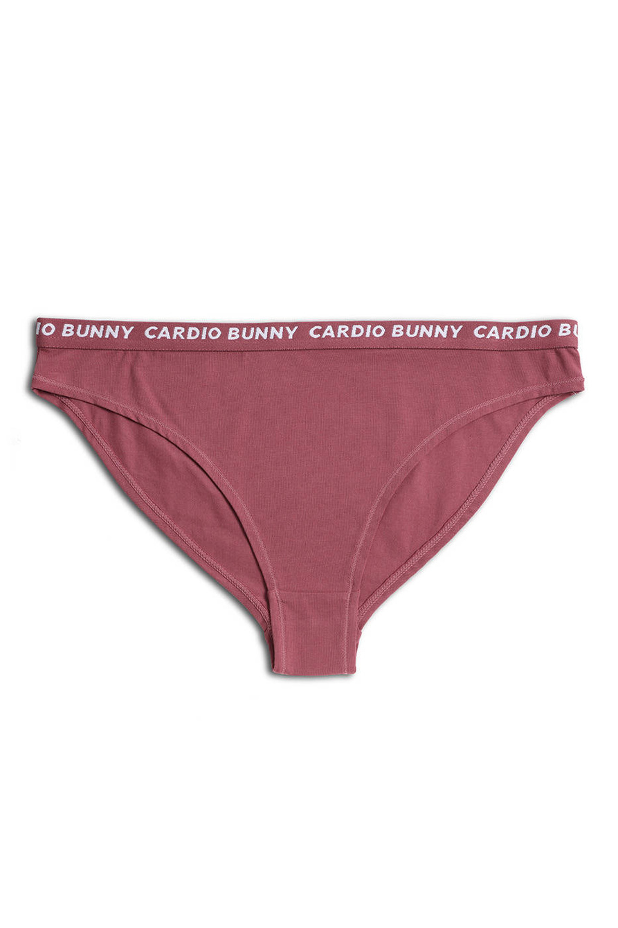 2 PACK PANTIES  MELLOW PINK/ BLACK