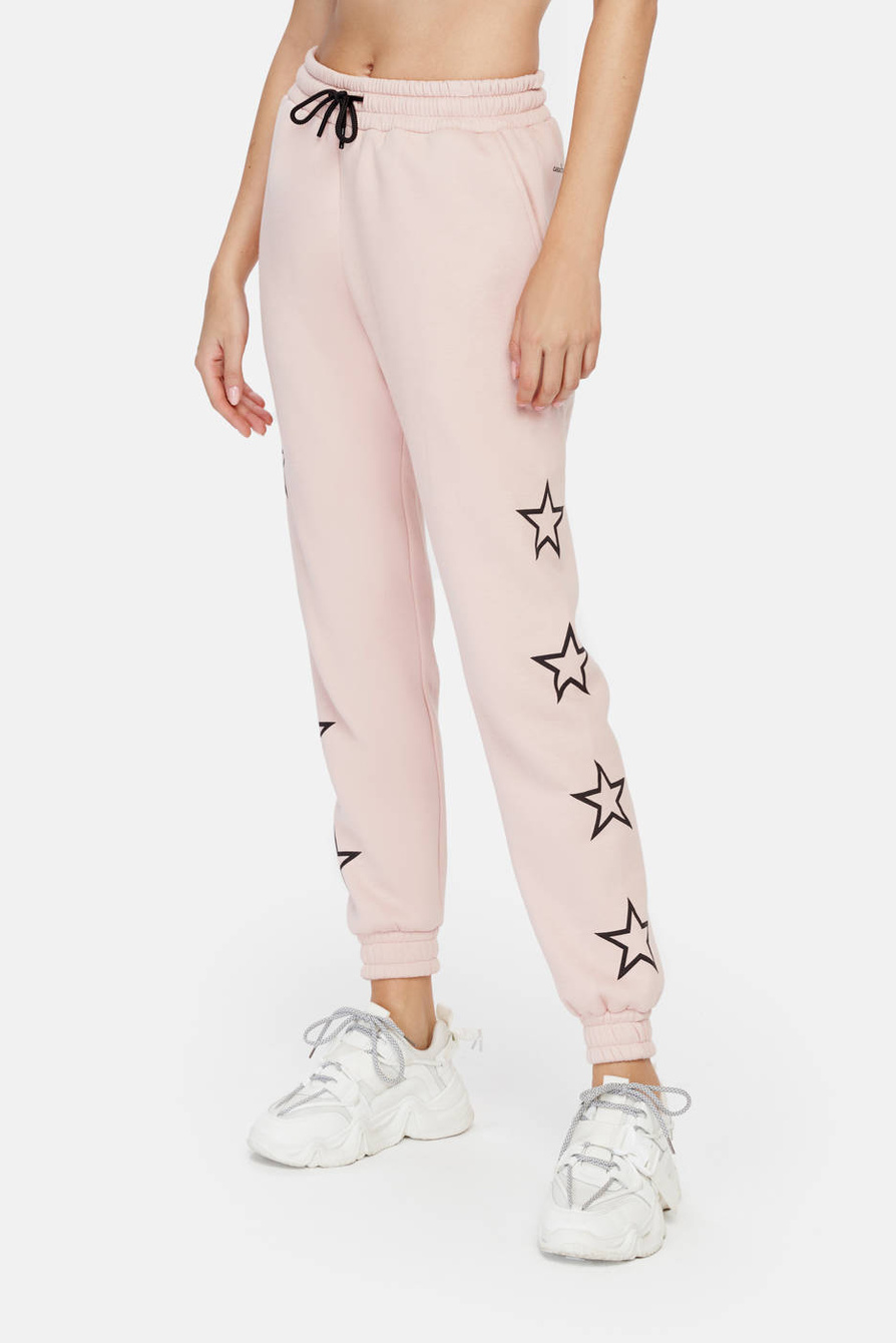 STARS SWEATPANTS PINK