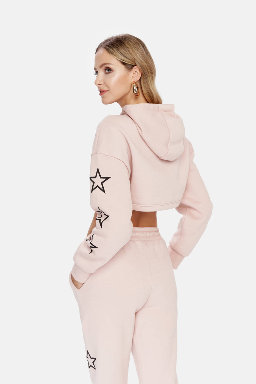 STARS SWEATSHIRT PINK