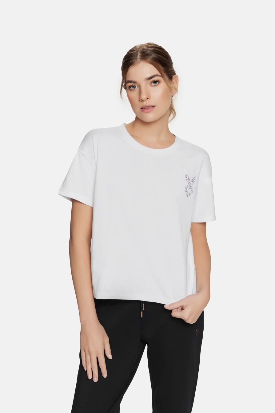  T-SHIRT BRIGHT BIAŁY