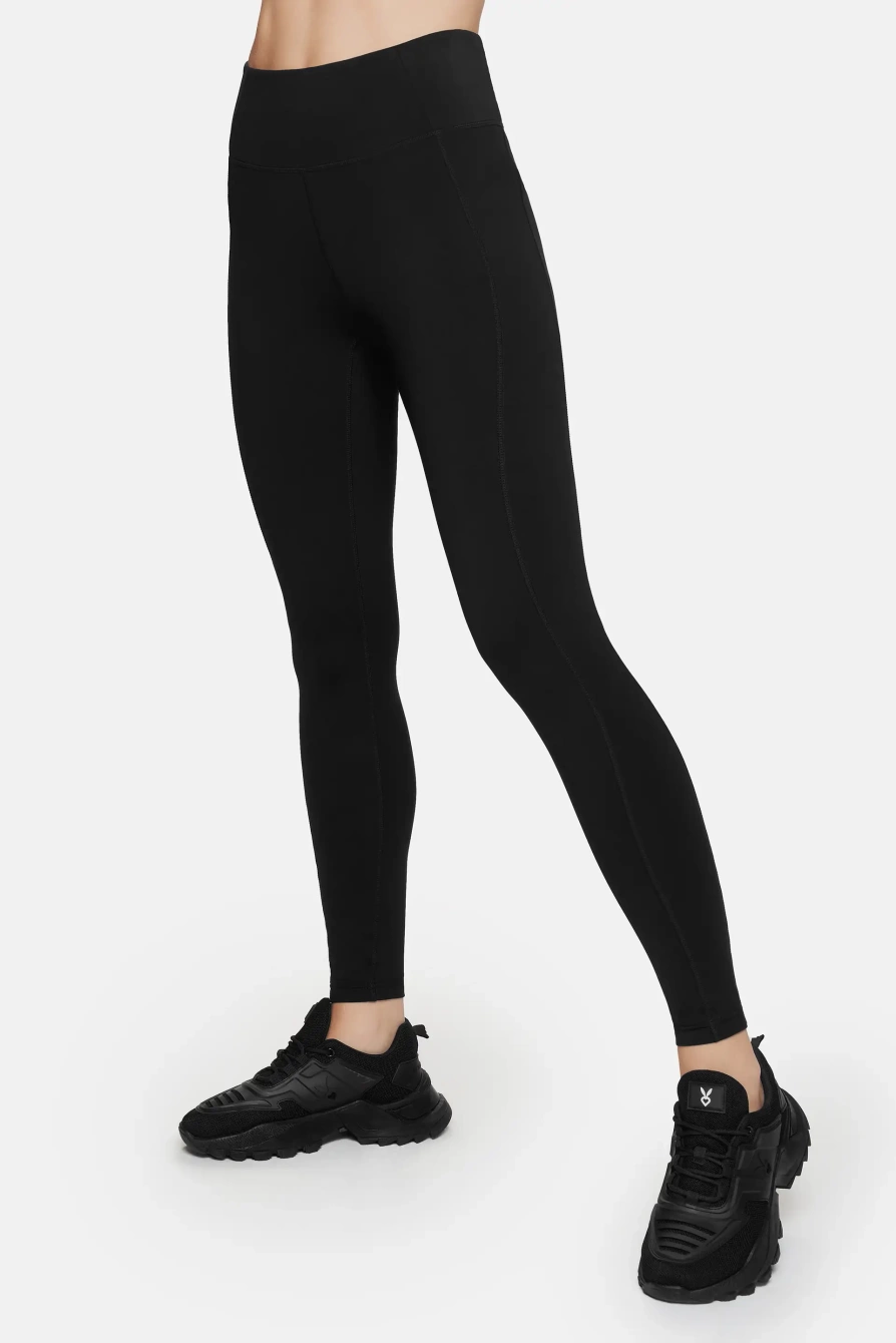 TOP I LEGGINSY CZARNE LIGHT