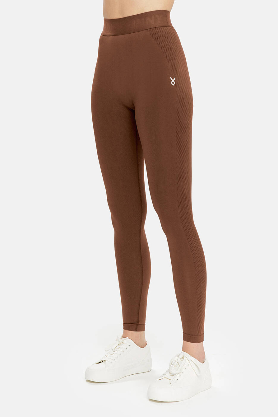 LEGGINSY BASIC BRĄZOWE