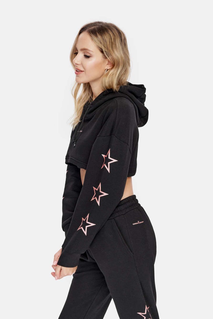 STARS SWEATSHIRT BLACK