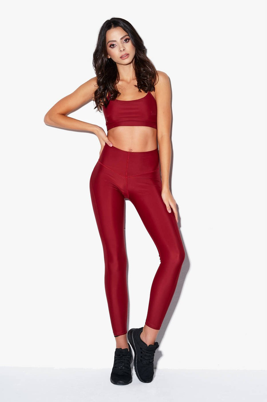 SERENITY LEGGINGS BURGUNDY