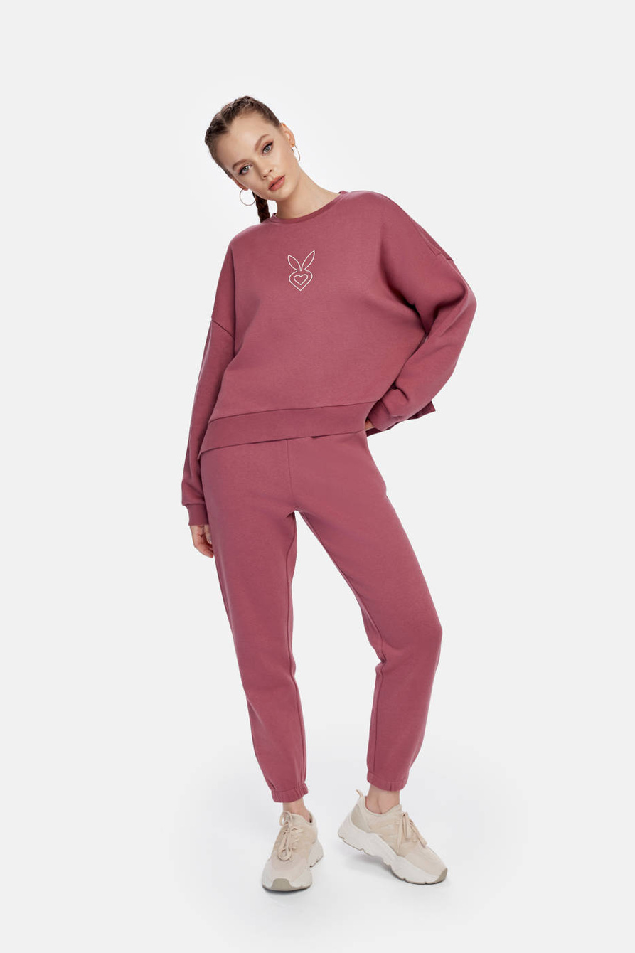 BLUZA COMFY W KOLORZE RÓŻOWYM