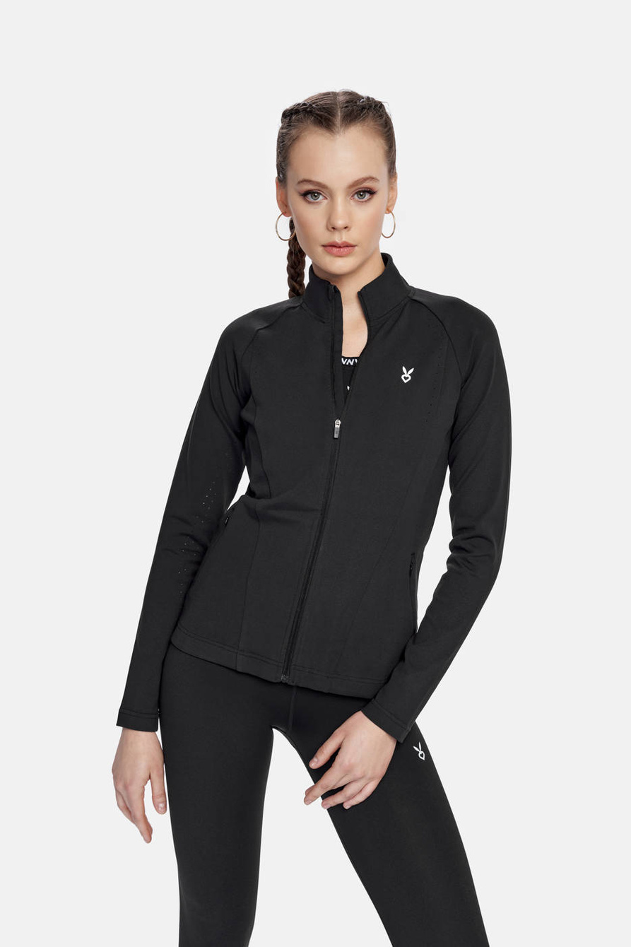 BLUZA WARM W KOLORZE CZARNYM