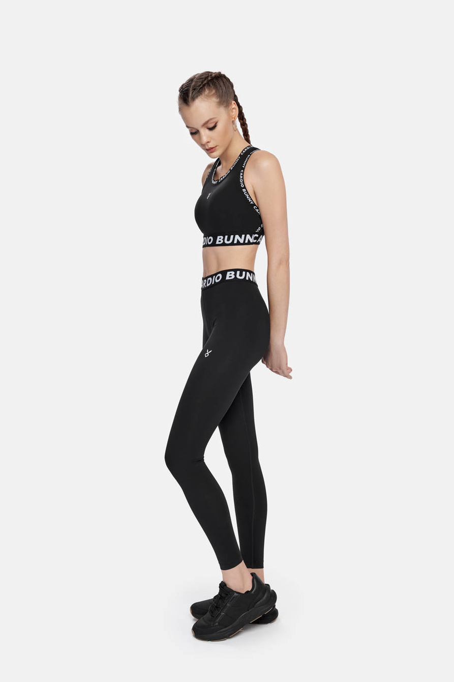 LEGGINSY FINE CZARNE