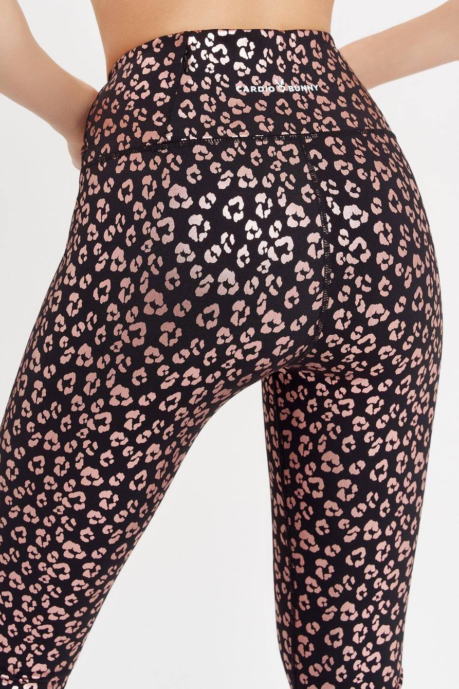 LEGGINSY GLEAM W KOLORZE CZARNYM